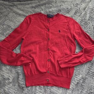 Polo Ralph Lauren Girl's Buttoned Cardigan M